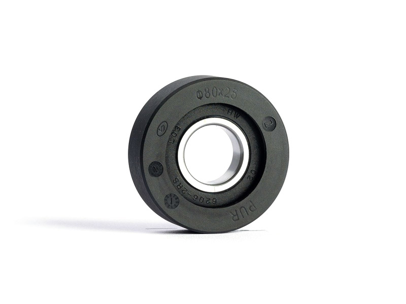 Polyurethane black wheel