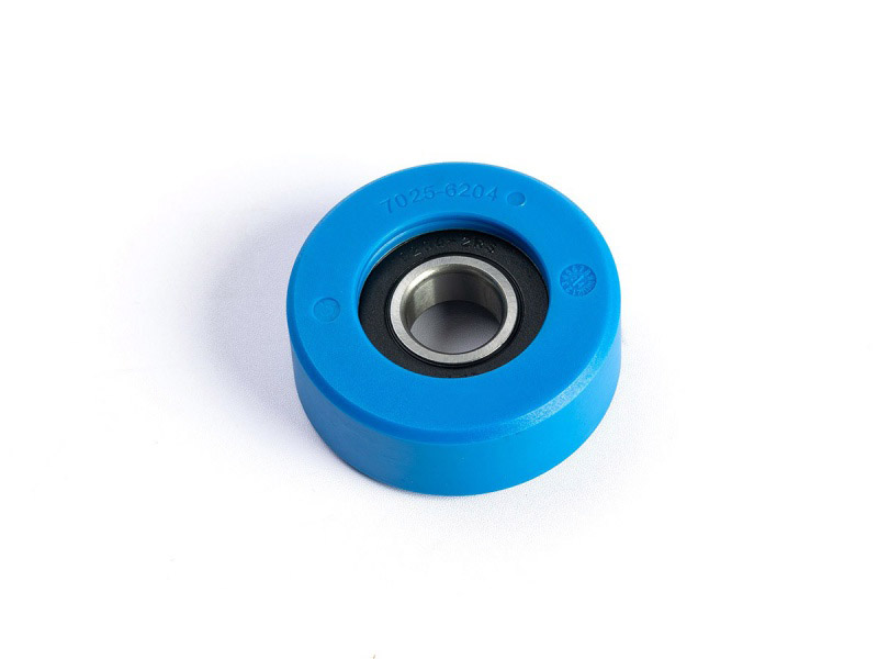 Polyurethane blue wheel